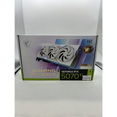 【宇都宮鶴田店】中古  MSI GeForce RTX 5070 Ti 16G GAMING TRIO OC WHITE (RTX5070Ti 16G) 5280001503 