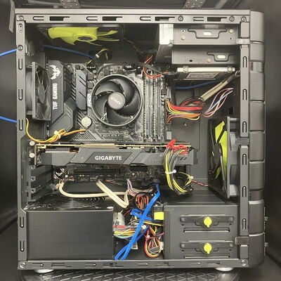【新潟店】中古  自作PC(Ryzen5-3600/32GB/SSD512GB+1TB/HDD1TB/RTX2070) 3290006583 