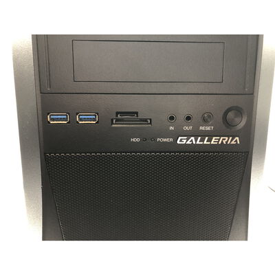 【水戸赤塚店】中古  GALLERIA XJ(i7 8700/16GB/-/DVD-MULTI/GTX1060/-) 4680003920 