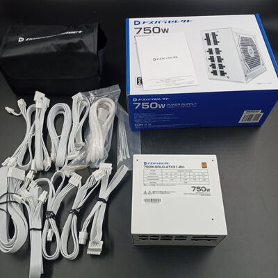 【大須店】中古  ﾄﾞｽﾊﾟﾗｾﾚｸﾄ 750W-GOLD-ATX31-WH(750W WH ATX3.1) 3120022290 