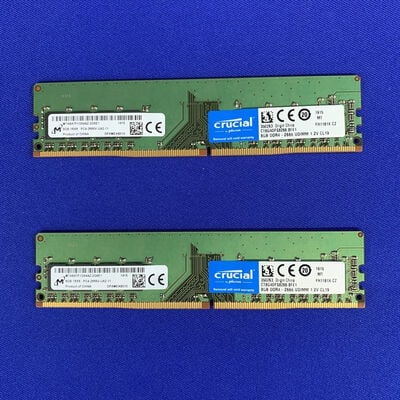 【横浜駅前店】中古  8GB 2枚組(合計16GB) PC4-21300/DDR4-2666 デスクトップ用 190926 