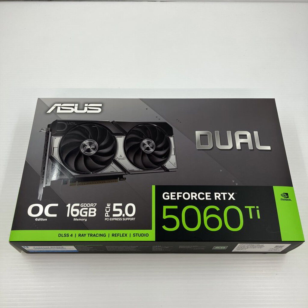 中古 ASUS DUAL-RTX5060TI-O16G (RTX5060Ti 16G) 178229 （396421