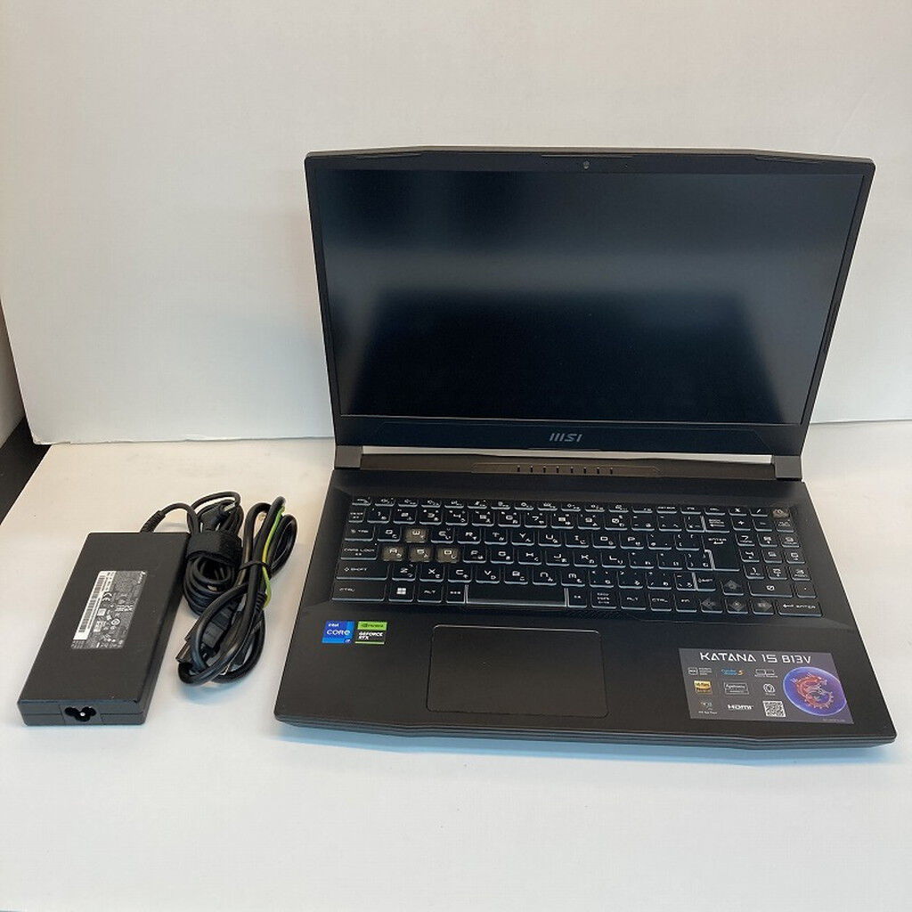 中古 MSI KATANA 15 B13VGK (Core i7-13620H/32GB/SSD1TB/なし/RTX4070