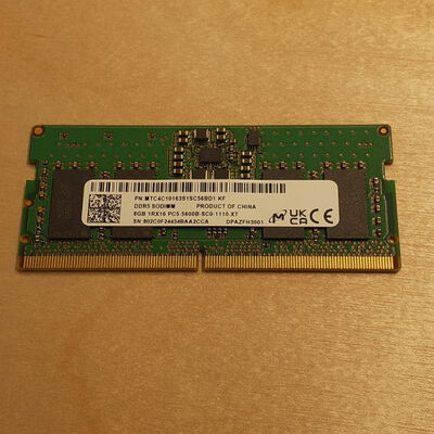 【鹿児島店】中古  PC5-44800 8GB ノート用 177980 