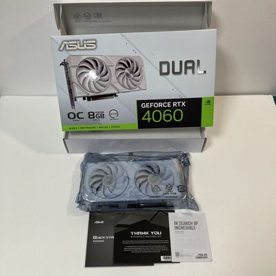 【富山本郷店】中古  ASUS DUAL-RTX4060-O8G-EVO-WHITE (RTX4060 8G) 175567 