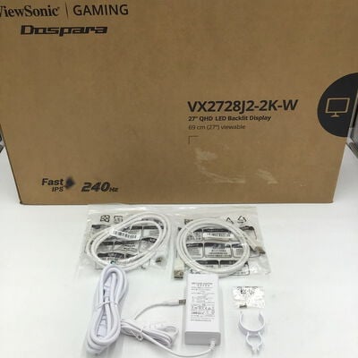 【白山FM松任店】中古  Viewsonic VX2728J2-2K-W-7 (27"W 2H1DP 240Hz WQHD) 4950002024 
