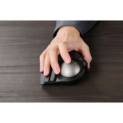 エレコム  M-HT1MRBK (HUGE PLUS ワイヤレストラックボール 10ボタン/ベアリング) 