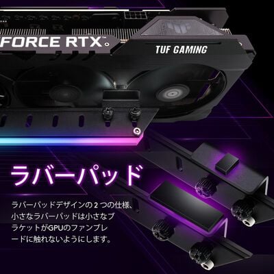 EZDIY  ARGB Graphics Card Holder 309- Black YIHPI309-16 (ブラック) 