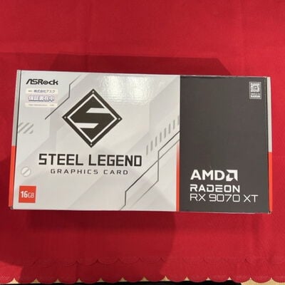 【静岡東瀬名店】中古  ASRock RX9070XT SL 16G Steel Legend 16GB (RX9070XT 16G) 176937 