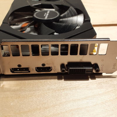 【鹿児島店】中古  玄人志向 GF-GTX1660-E6GB/OC/DF (GTX1660 6G GDR5) 139185 