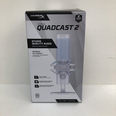 【津ラッツ店】中古  HyperX QuadCast 2 AN1D9AA (Frost) 4990001739 