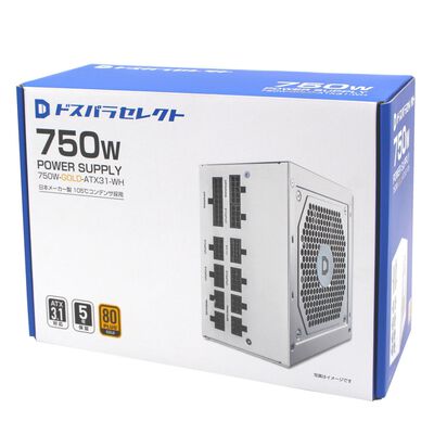 ドスパラセレクト  750W-GOLD-ATX31-WH (750W ホワイト) 