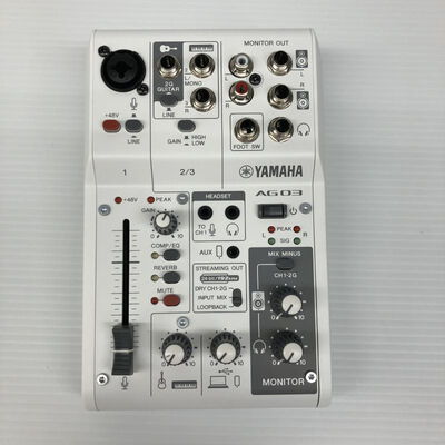 【徳島住吉店】中古  YAMAHA AG03MK2 W (ﾐｷｼﾝｸﾞｺﾝｿｰﾙ ﾎﾜｲﾄ) 179727 
