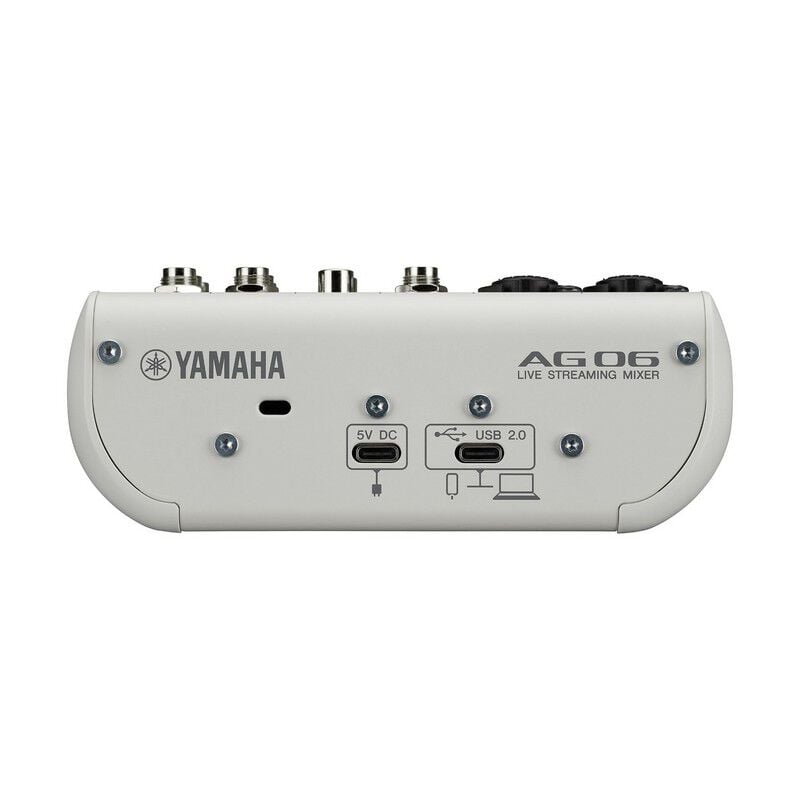 美品　YAMAHA AG06MK2 ホワイト YAMAHA AG06MK2 W (Live Streaming Mixer ホワイト) ｜ パソコン通販の