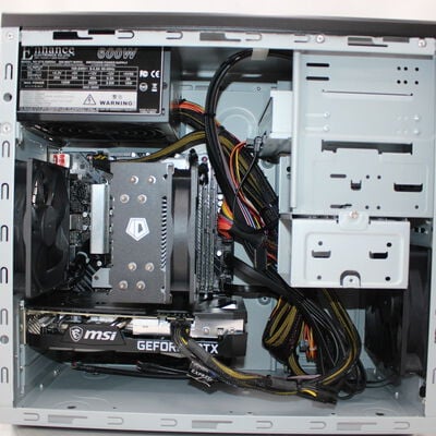 【通販センター】中古  インバースネット FRONTIER(Intel Core i5 12400F/16GB DDR4 (PC4)/SSD256GB/BD-RE/NVIDIA GeForce RTX 3050 8GB/W11H64 MAR) 192894【4/23値下げ!】 