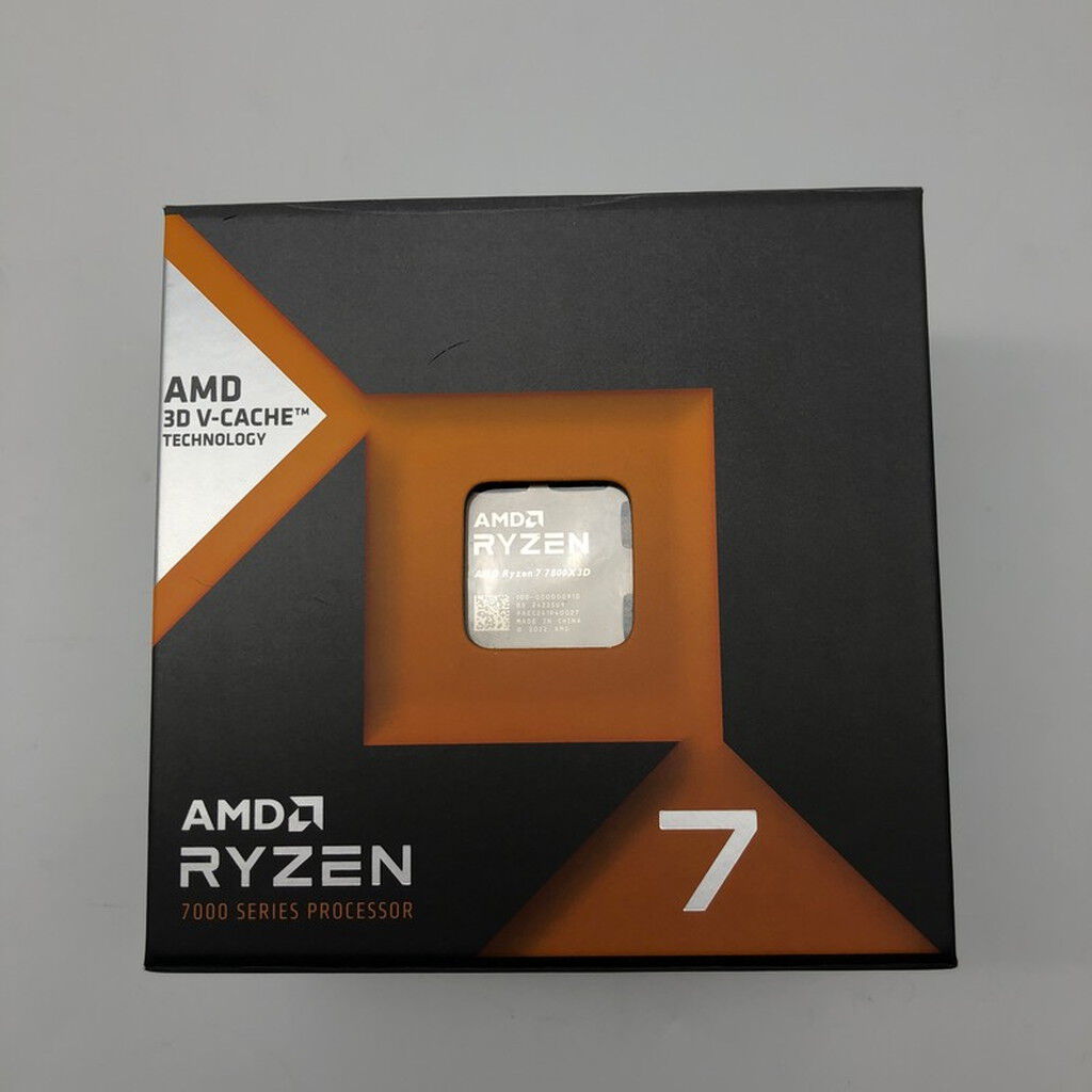 中古 AMD Ryzen 7 7800X3D (AM5/4.2/104M/C8/T16/120W) 4860000949