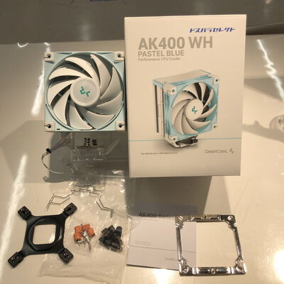 【姫路店】中古  DEEPCOOL AK400 WH PASTEL BLUE(1150-1700 AM4) 4740000790 