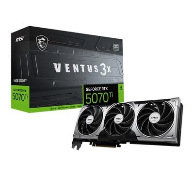 MSI  GeForce RTX 5070 Ti 16G VENTUS 3X OC (GeForce RTX 5070 Ti 16GB) 