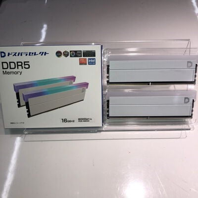【姫路店】中古  ﾄﾞｽﾊﾟﾗｾﾚｸﾄ D5D6000-16G2A1-RGB-WH(DDR5-6000 16GBx2) 4740000786 