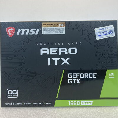 【京都店】中古  MSI GeForce GTX 1660 SUPER AERO ITX OC (GTX1660 SUPER) 141207 