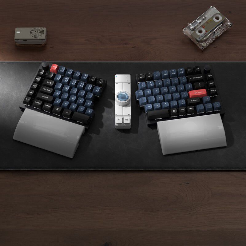 オーダー受付　Nape Pro合体　ビルトインパームレスト　セピア調ウォルナット Keychron PR85 (Nape Pro専用シェルパームレスト リストレスト兼ケース