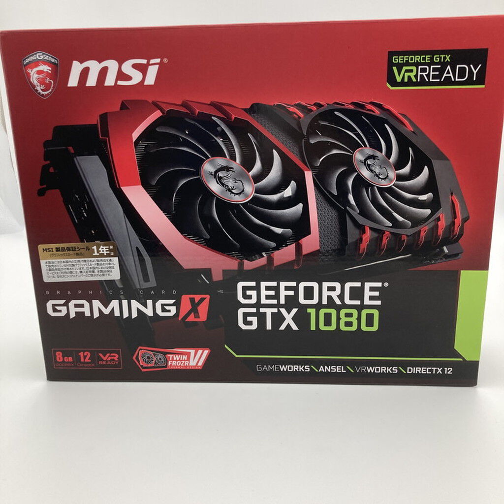 中古 MSI GTX1080 GAMING X 8G(GTX1080 8G GDR5X) 3430006295 （353717