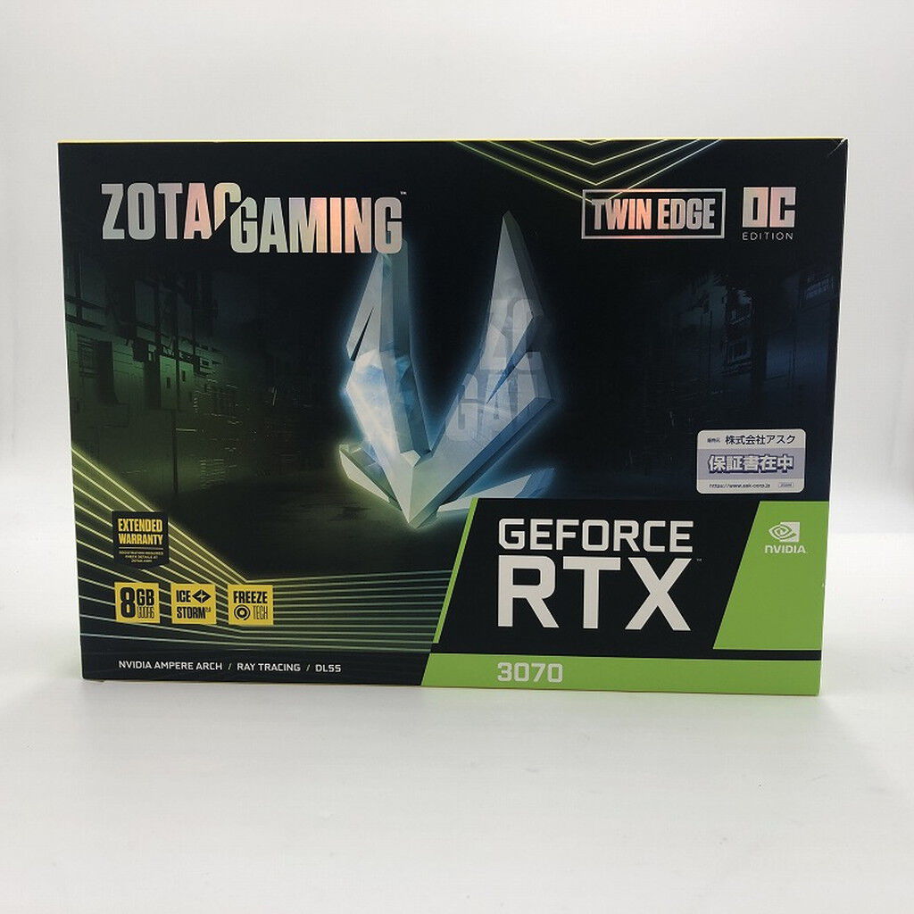 中古 ZOTAC GAMING GeForce RTX 3070 Twin Edge OC LHR 8GB