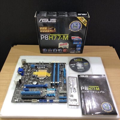 【甲府飯田店】中古  ASUS P8H77-M(H77 1155 mATX DR3) 120613 