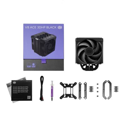 CoolerMaster  V8 ACE 3DHP Black AMD MAM-T6HA-225PK-RB 