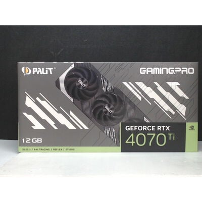 【前橋ｲﾝﾀｰｱｶﾏﾙ店】中古  Palit NED407T019K9-1043A (RTX4070Ti 12GB) 154191 