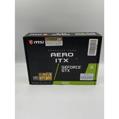 【座間相武台】中古  MSI GeForce GTX 1650 D6 AERO ITX J OC 4510003083 