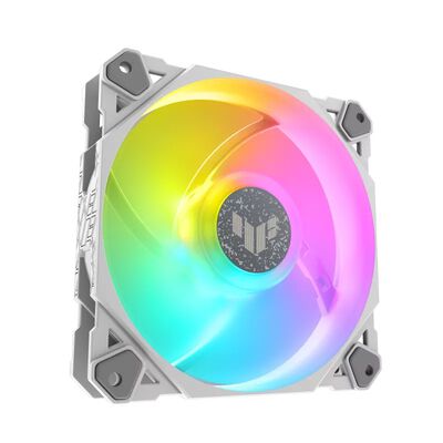 ASUS  TUF Gaming TF120 ARGB Fan - Triple Fan Kit with ARGB Controller ホワイト (TUF GAMING TF120 WHITE ARGB 3IN1) 