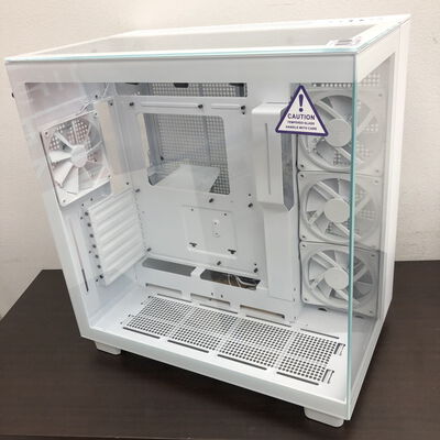 【福山ココローズ店】中古  NZXT CM-H91EW-01(H9 Elite WH ATX ｶﾞﾗｽ) 5090000693 