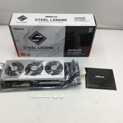 【白山FM松任店】中古  ASRock RX9060XT SL 16GO/AX(RX9060XT Steel Legend 16G) 4950002076 
