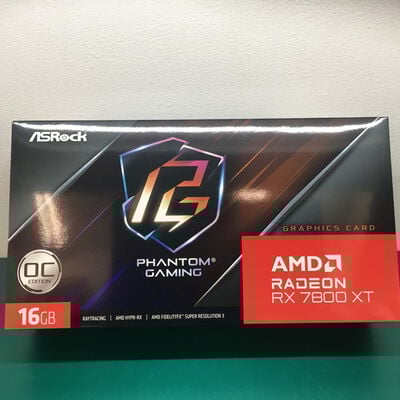 【佐賀南部バイパス店】中古  ASRock RX7800XT PG 16GO(RX7800XT Phantom GamingOC) 5250000830 