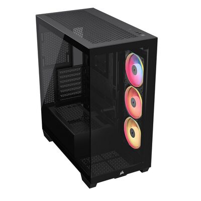 Corsair  3500X LX-R RGB iCUE LINK Black CC-9011324-WW (E-ATX ガラス ブラック) 
