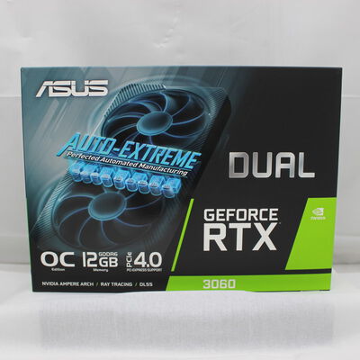 【通販センター】中古  ASUS DUAL-RTX3060-O12G-V2 (RTX3060 12GB) 175497 
