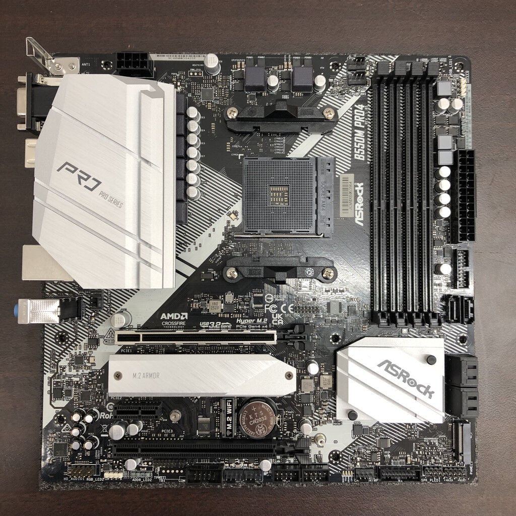 中古 ASRock B550M Pro4 (B550 AM4 mATX DDR4) 142938 （352635