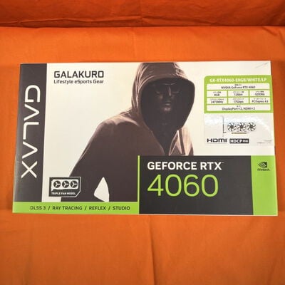 【なんば店】中古  玄人志向 GK-RTX4060-E8GB/WHITE/LP(RTX4060 8G) 175577 