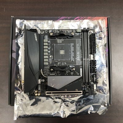 【福山ココローズ店】中古  GIGABYTE B550I AORUS PRO AX (B550 AM4 mITX DDR4) 142917 
