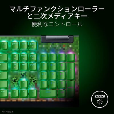 Razer  BlackWidow V4 X Minecraft Edition (RZ03-04704100-R3M1) 
