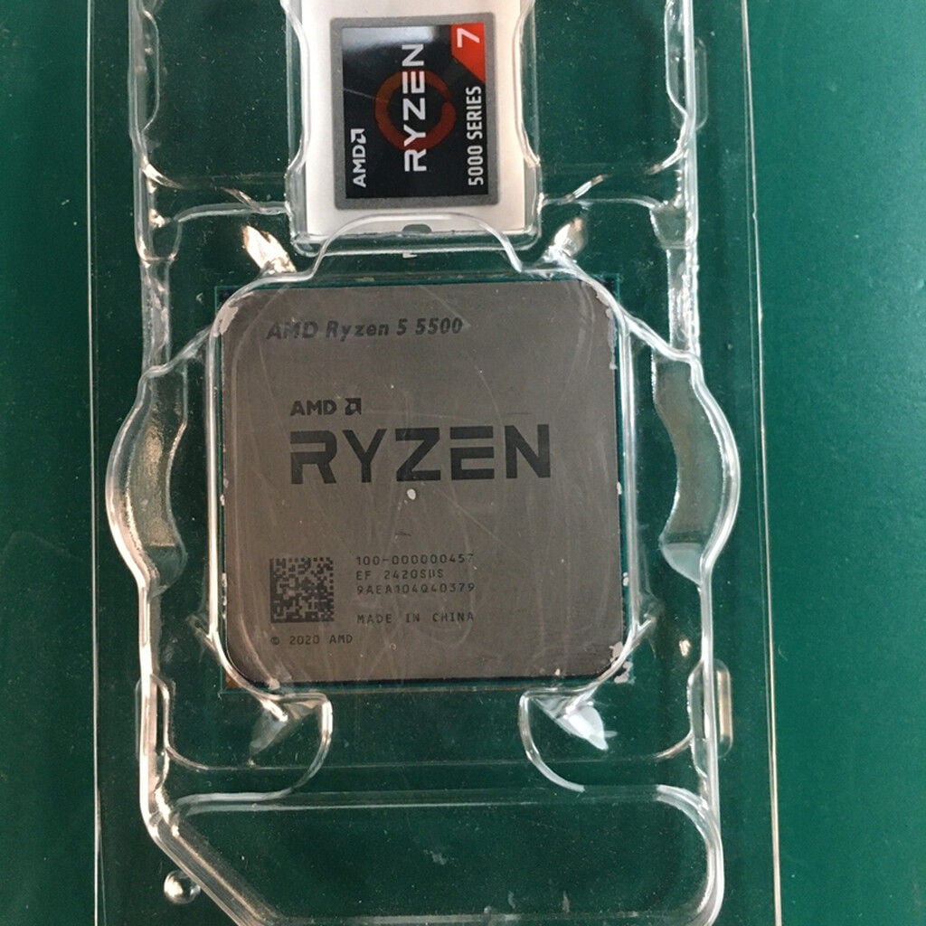 中古 AMD Ryzen 5 5500 (AM4/3.6GHz/19M/C6/T12/65W) 150184 （385392