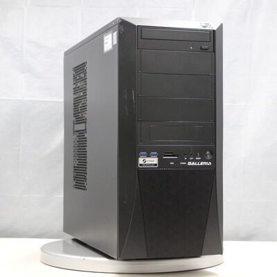 中古  THIRDWAVE GALLERIA KT(Intel Core i7 8700/16GB/SSD500GB/DVDマルチ/NVIDIA GeForce GTX 1660 Ti 6GB/W11H64 MAR) 179002 