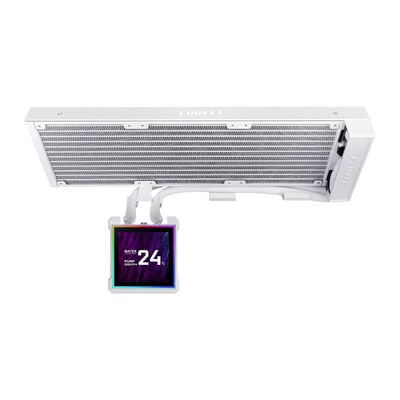 Lian-Li  HydroShift II LCD-S 360 fanLESS GHS2LCDS36NW (360mm ファンレス ホワイト) 