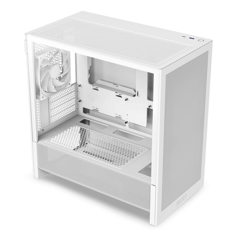NZXT H3 FLOW CC-H31FW-01 (MicroATX ガラス ホワイト) ｜ パソコン