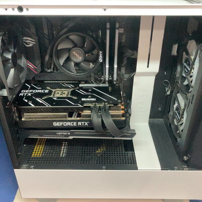 【前橋ｲﾝﾀｰｱｶﾏﾙ店】中古  自作PC(Ryzen 5 5600G/32GB/SSD1TB+500GB/RTX3070Ti/W11H) 4540002635 