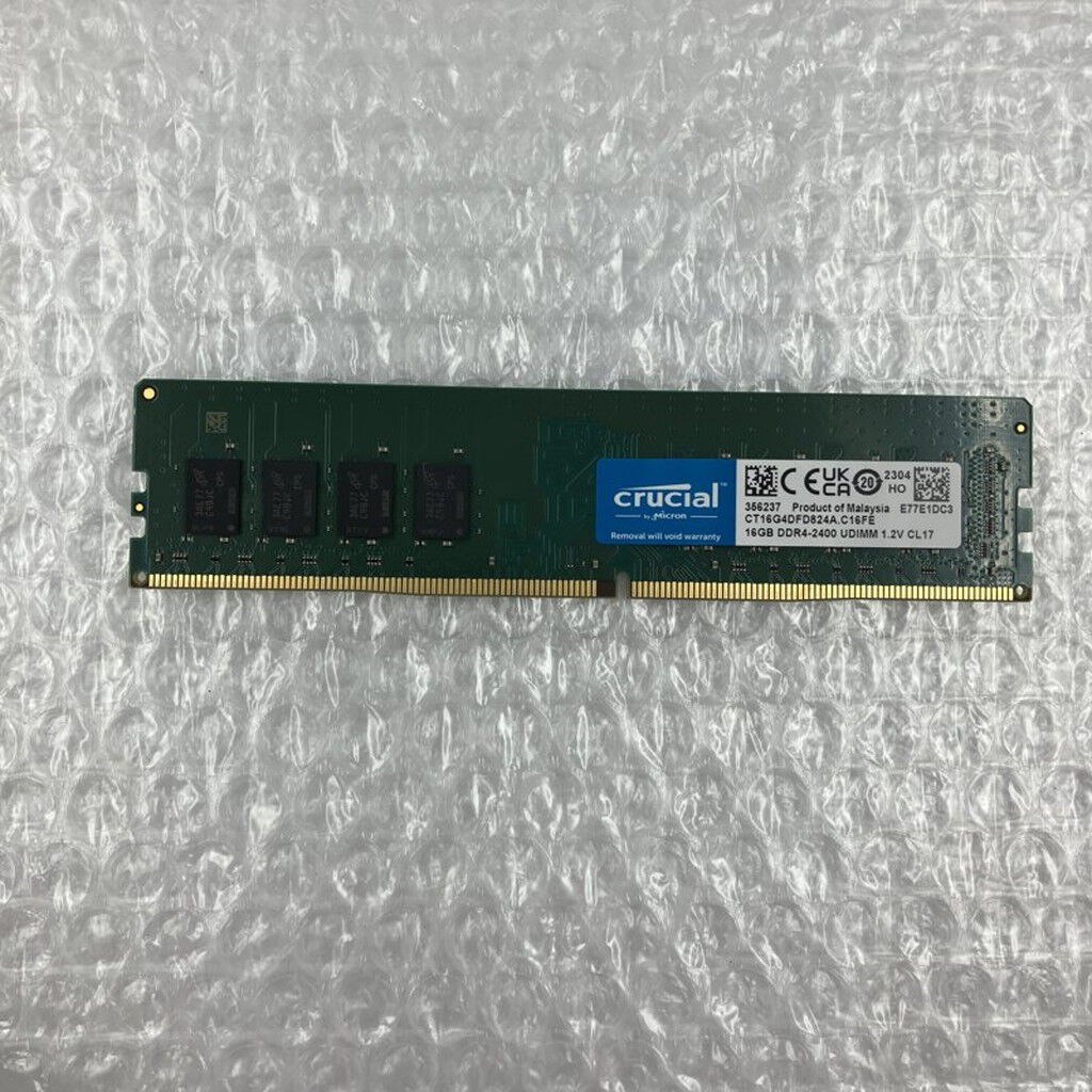 中古 PC4-19200 16GB デスクトップ用(DDR4-2400) 135639 （394528