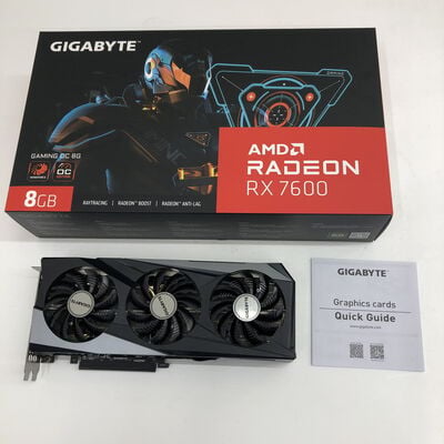 【福山ココローズ店】中古  GIGABYTE GV-R76GAMING OC-8GD (RX7600 8G) 162746 