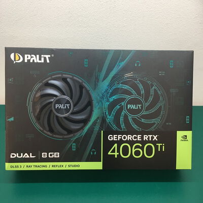 【佐賀南部バイパス店】中古  Palit NE6406T019P1-1060D (RTX4060Ti Dual 8G) 175562 