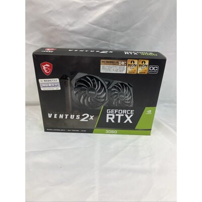 【仙台店】中古  MSI GeForce RTX 3060 VENTUS 2X 12G OC (RTX3060 12GB) 144777 